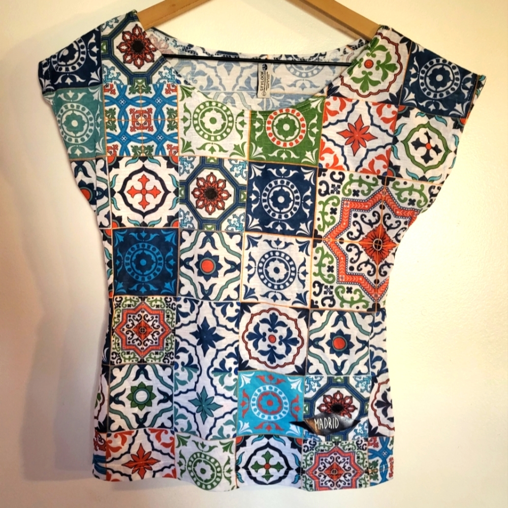 Madrid Patterned T-shirt